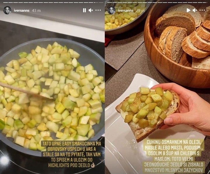 Ivana Gáborík - cuketový recept